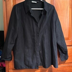 Studio works woman 1x black blouse